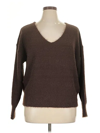 Pre-owned Unbranded Pullover Sweater In Brown