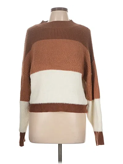 Pre-owned Unbranded Pullover Sweater In Brown