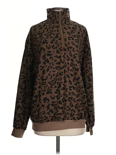 Pre-owned Unbranded Pullover Sweater In Brown