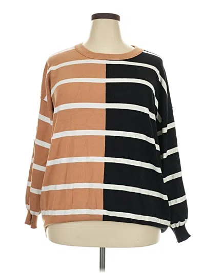 Pre-owned Unbranded Pullover Sweater In Brown