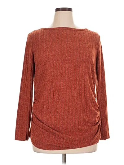Pre-owned Unbranded Pullover Sweater In Brown