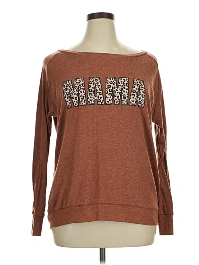 Pre-owned Unbranded Pullover Sweater In Brown