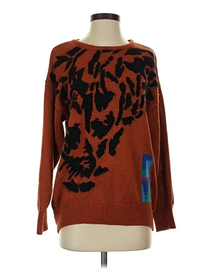 Pre-owned Unbranded Pullover Sweater In Brown