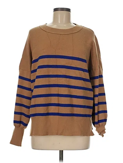 Pre-owned Unbranded Pullover Sweater In Brown