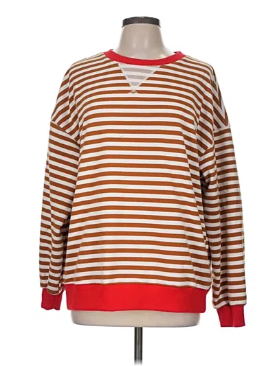 Pre-owned Unbranded Pullover Sweater In Brown