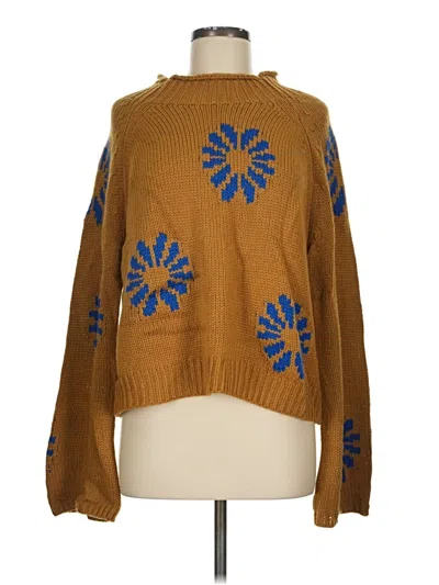 Pre-owned Unbranded Pullover Sweater In Brown