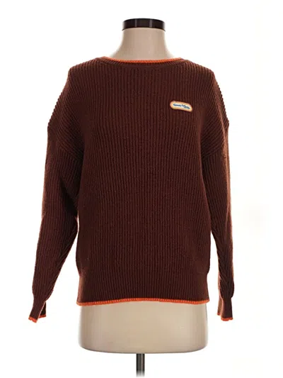 Pre-owned Unbranded Pullover Sweater In Brown