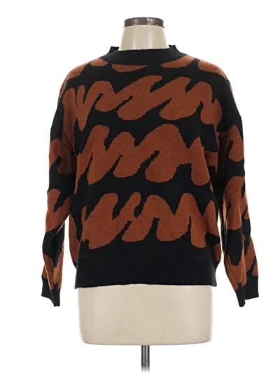 Pre-owned Unbranded Pullover Sweater In Brown
