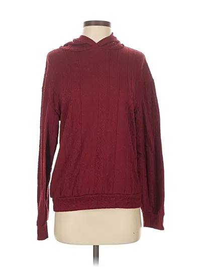 Pre-owned Unbranded Pullover Sweater In Burgundy