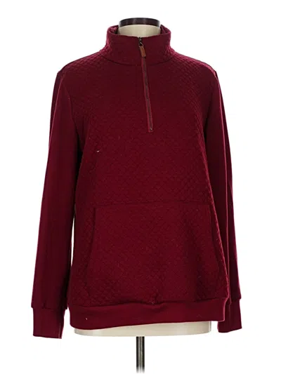 Pre-owned Unbranded Pullover Sweater In Burgundy