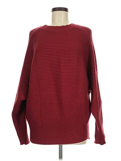 Pre-owned Unbranded Pullover Sweater In Burgundy