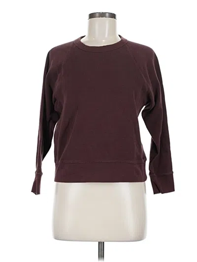 Pre-owned Unbranded Pullover Sweater In Burgundy