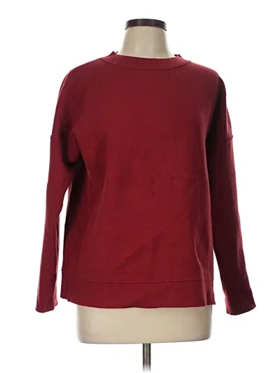 Pre-owned Unbranded Pullover Sweater In Burgundy