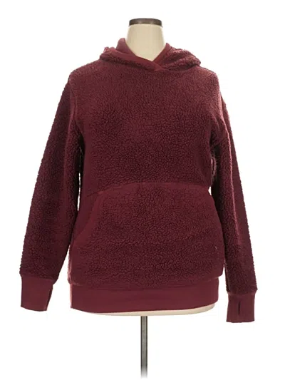 Pre-owned Unbranded Pullover Sweater In Burgundy
