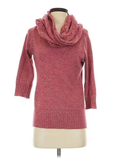 Pre-owned Unbranded Pullover Sweater In Burgundy