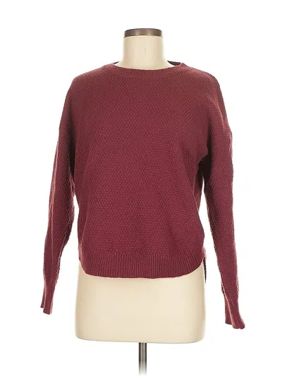 Pre-owned Unbranded Pullover Sweater In Burgundy