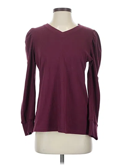 Pre-owned Unbranded Pullover Sweater In Burgundy