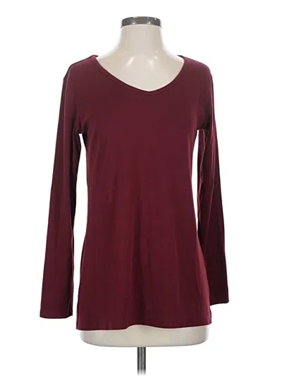 Pre-owned Unbranded Pullover Sweater In Burgundy
