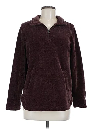 Pre-owned Unbranded Pullover Sweater In Burgundy
