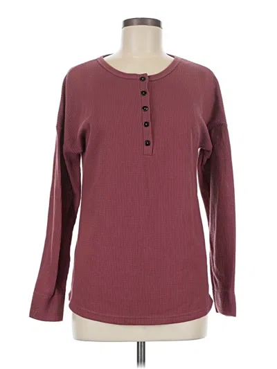 Pre-owned Unbranded Pullover Sweater In Burgundy