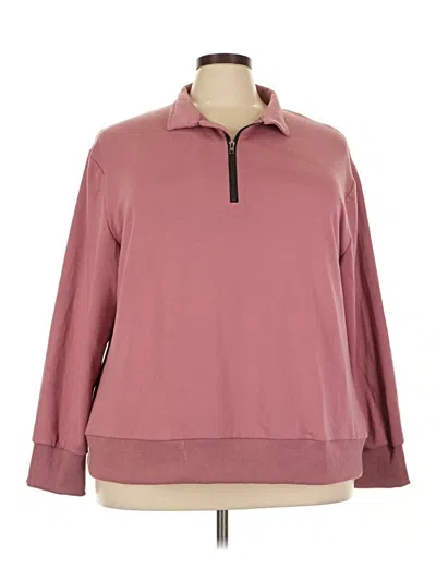 Pre-owned Unbranded Pullover Sweater In Burgundy