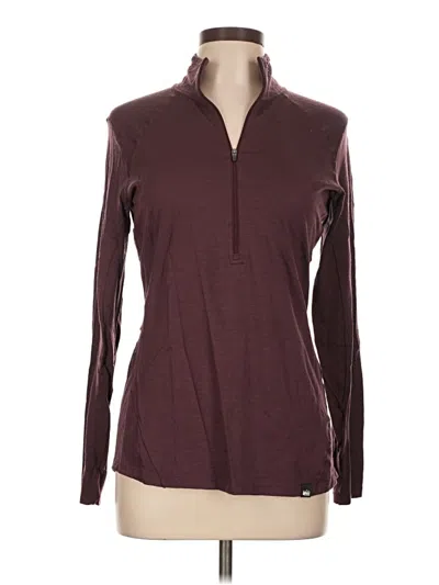 Pre-owned Unbranded Pullover Sweater In Burgundy