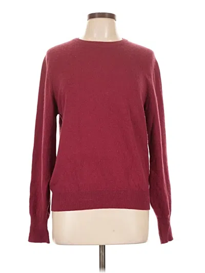 Pre-owned Unbranded Pullover Sweater In Burgundy