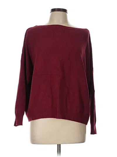 Pre-owned Unbranded Pullover Sweater In Burgundy