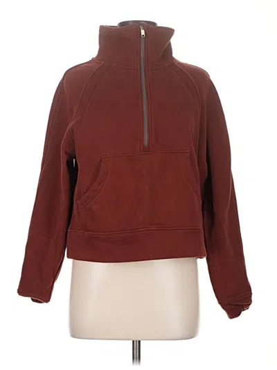 Pre-owned Unbranded Pullover Sweater In Burgundy