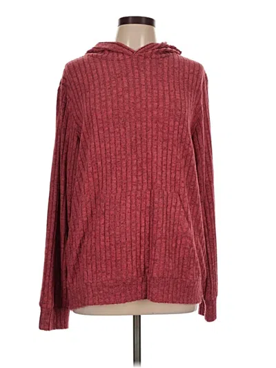 Pre-owned Unbranded Pullover Sweater In Burgundy