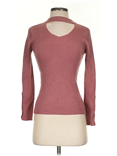 Pre-owned Unbranded Pullover Sweater In Burgundy