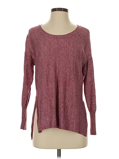 Pre-owned Unbranded Pullover Sweater In Burgundy