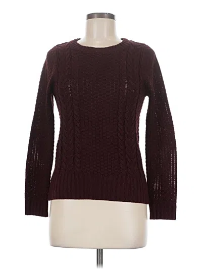 Pre-owned Unbranded Pullover Sweater In Burgundy