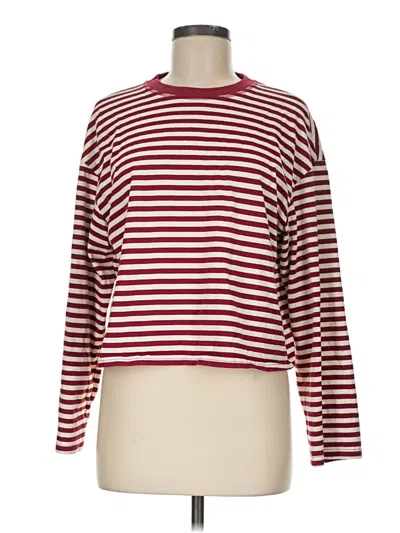 Pre-owned Unbranded Pullover Sweater In Burgundy