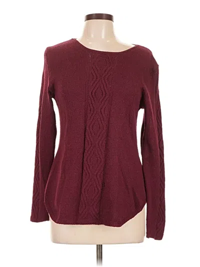 Pre-owned Unbranded Pullover Sweater In Burgundy