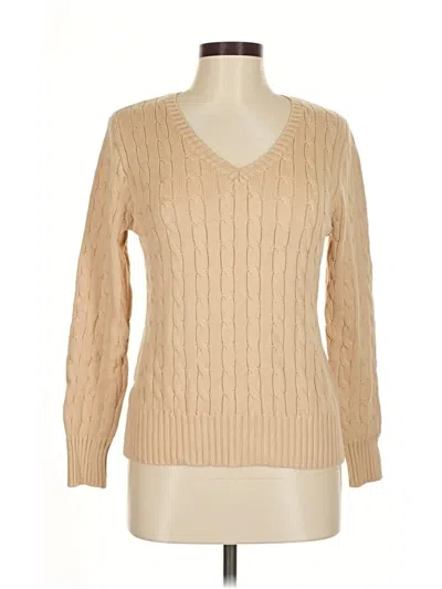 Pre-owned Unbranded Pullover Sweater In Gold