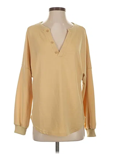 Pre-owned Unbranded Pullover Sweater In Gold