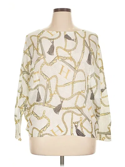 Pre-owned Unbranded Pullover Sweater In Gold