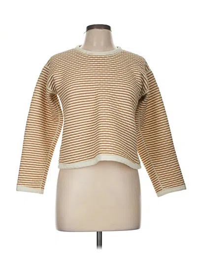 Pre-owned Unbranded Pullover Sweater In Gold