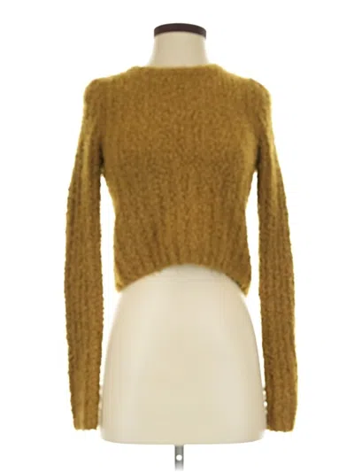 Pre-owned Unbranded Pullover Sweater In Gold
