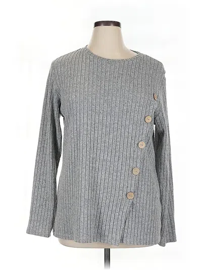 Pre-owned Unbranded Pullover Sweater In Gray