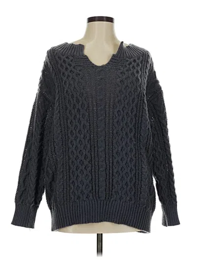 Pre-owned Unbranded Pullover Sweater In Gray