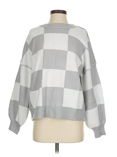 Pre-owned Unbranded Pullover Sweater In Gray