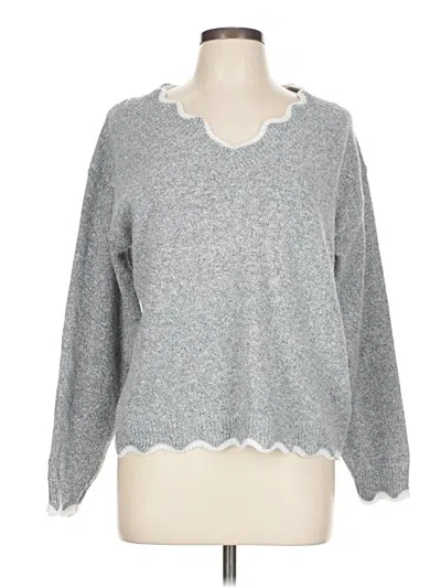 Pre-owned Unbranded Pullover Sweater In Gray