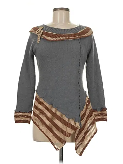 Pre-owned Unbranded Pullover Sweater In Gray