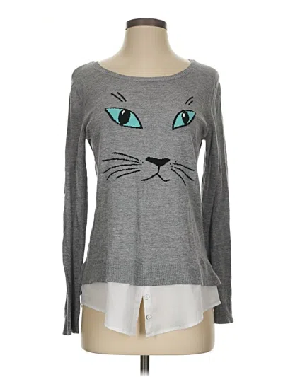 Pre-owned Unbranded Pullover Sweater In Gray