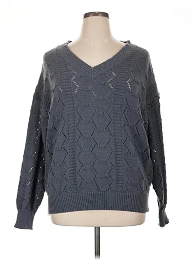 Pre-owned Unbranded Pullover Sweater In Gray