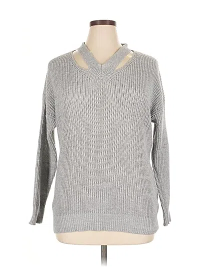 Pre-owned Unbranded Pullover Sweater In Gray