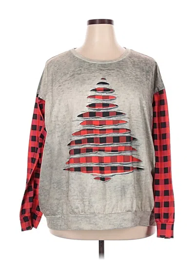 Pre-owned Unbranded Pullover Sweater In Gray