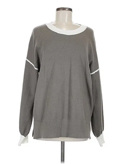 Pre-owned Unbranded Pullover Sweater In Gray